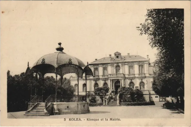 CPA AK KOLEA Kiosque et la Mairie ALGERIE (1088727)