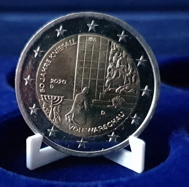 2 Euro 50 Jahre Kniefall Von Warschau 2020 F BRD * 2020 F * 2 Euro Sondermünze * 50 Jahre Kniefall von Warschau