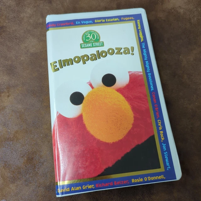 SESAME STREET Elmopalooza VHS 1998 Elmo Muppets PBS 4 10 sesame-street-elmopalooza-vhs-1998-elmo-muppets-pbs-4-10