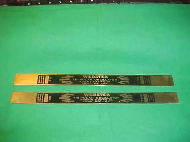 Webster Magneto  M  MM Brass Wrap (NEW)