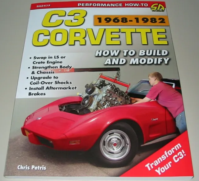 Restaurierung Anleitung Performance Chevrolet Corvette C3 C 3 1968 - 1982 Buch!