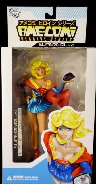 Dc Direct: Ame-Comi SuperGirl #V2 Sealed Statue/Figure Very Rare