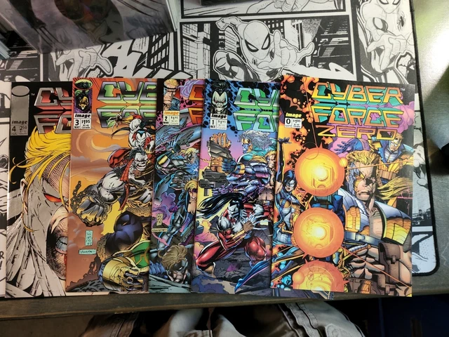 Cyberforce #0 & 1-4 in VF/NM ~ Vol 1~ limited series set~ 1992 Image Comics Lot