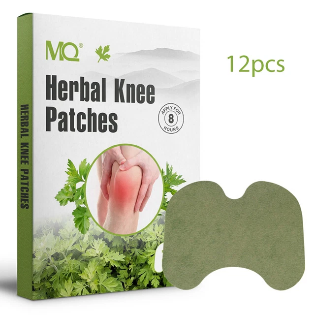 12pcs Knee Patch Natural Wormwood Pain Relief Stickers for Men Women Health Care 2