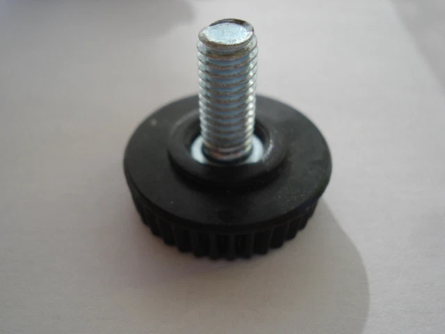 Lot De 2 Vis De Réglage M6 - Bouton Moleté - Longueur 10mm - Filetage M6