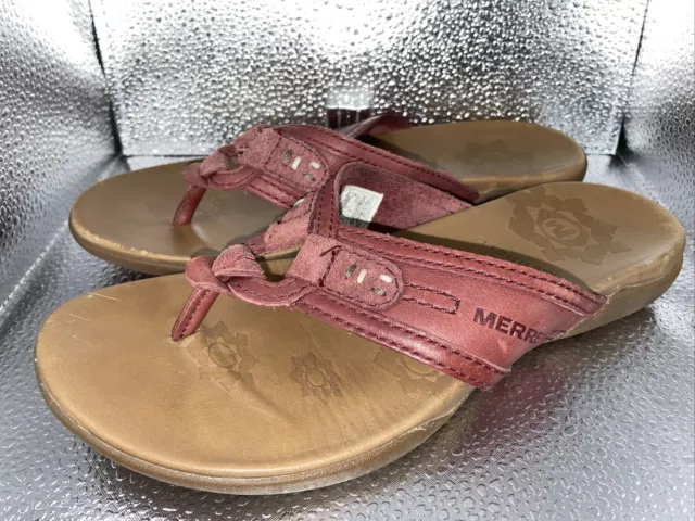 Merrell Womens Flip Flop Thong sandals US 7 Pink