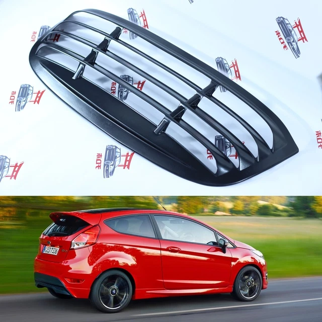 FORD FIESTA ST MK7 Window Louver Spoiler Sun Shade Cover 3/5 Doors ABS