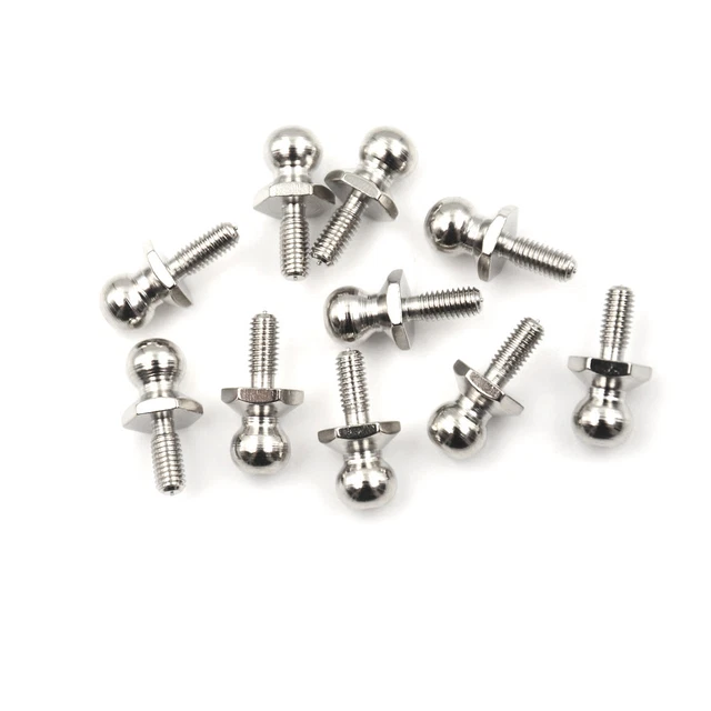 50 Stück RC Auto Clip Pins - Edelstahl Karosserieclips Für 1/10 1/12 1/16 Modelle