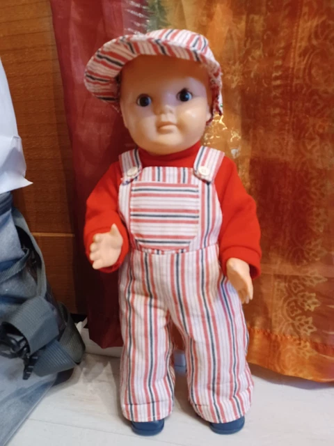 BÉBÉ POUPON BAIGNEUR Nano de Convert 40 cm poupée ancienne celluloid habillé EUR 35,00 - FR