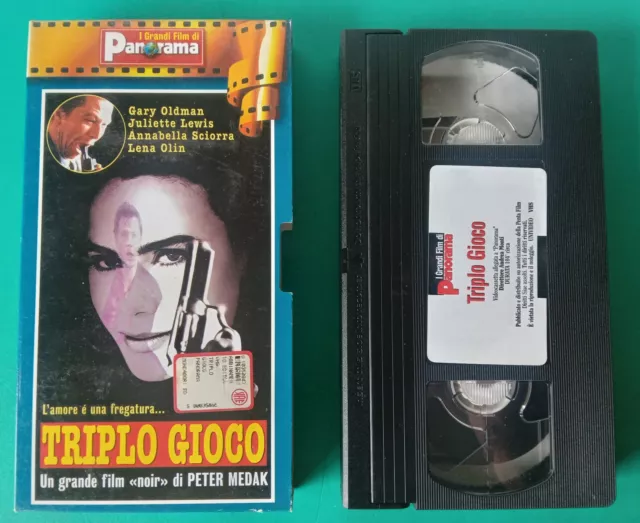 TRIPLO GIOCO Romeo Is Bleeding (1993) VHS edizione I Grandi Film di Panorama 📼#