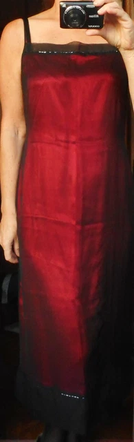 Promod robe discount longue rouge