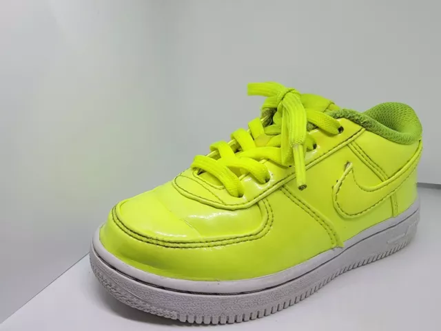 Nike Air Force 1 Shoes LV8 UV Volt/Neon Yellow AO2287-700 Size 3Y