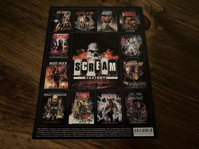 Scream Factory Horror 2015 Magnet Set Promo Only, HTF RARE, Great Condition