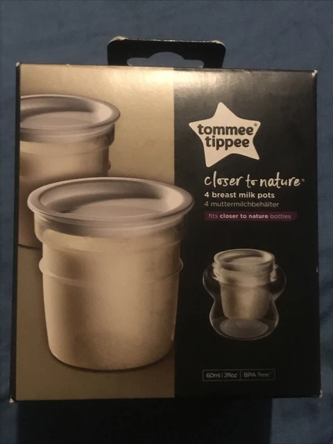 Ollas De Leche Materna Tommee Tippee Más Cerca De La Naturaleza 4X 60Ml