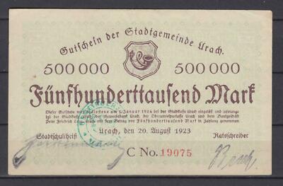 Bst Commerz- Et Privat-Bank Stpl. 500 Tausend Mark E BST Leipzig 5237 