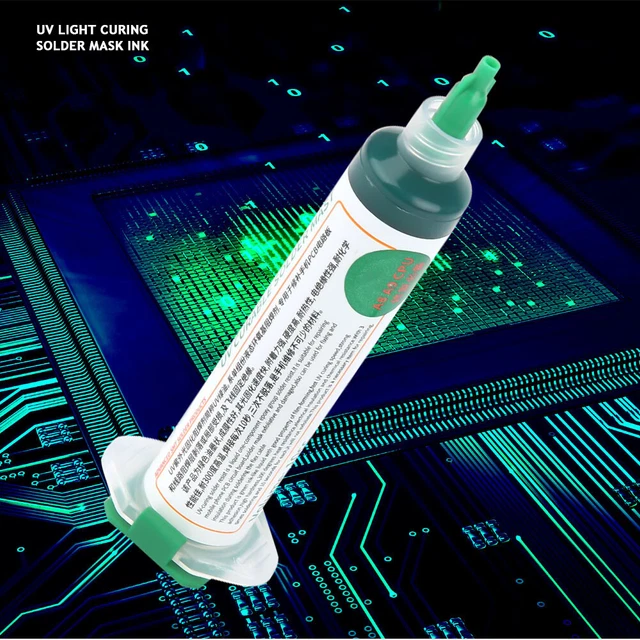1Pc UV Light Curing Solder Mask Ink BGA PCB Solder Resist Ink Green