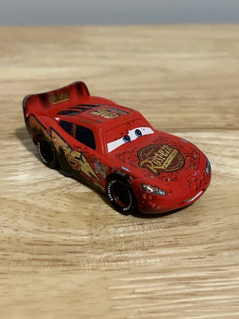 DISNEY PIXAR CARS Toon Burnt Lightning McQueen Sizzlin Paint Job Rare ...