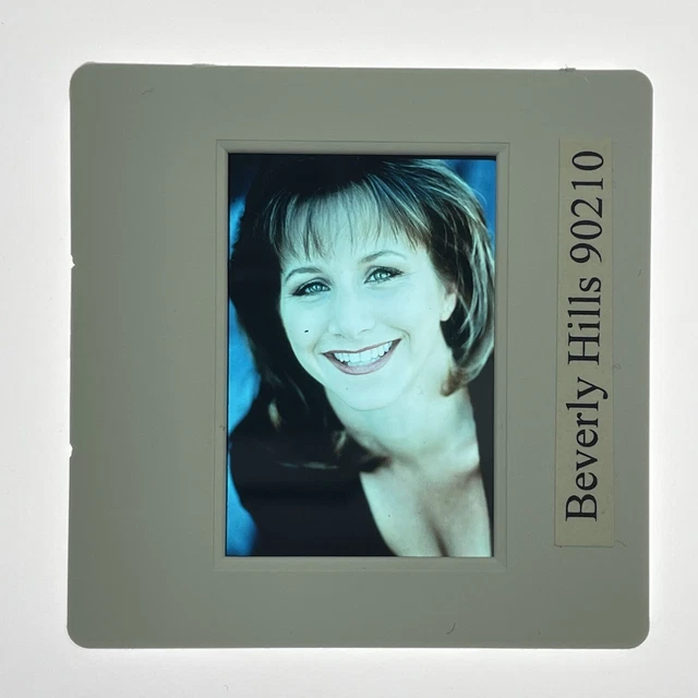 Vintage 35mm Slide S1611 Actress Gabrielle Carteris ￼ In Beverly Hills, 90210