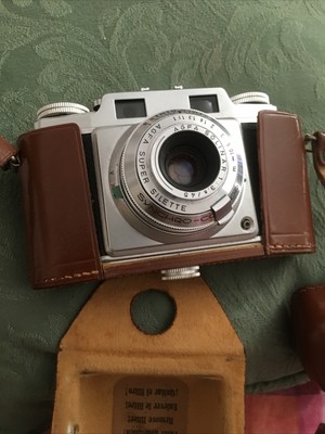 Agfa SILETTE 35mm Macchina Fotografica Prontor SVS 1.3.5/45 lente con Custodia 