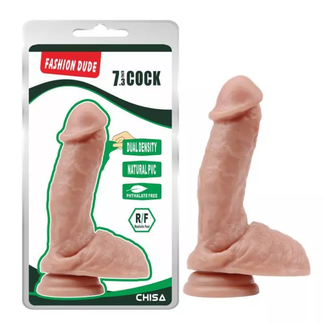 LOVECH - LOVE - Dildo Dual Density Fashion Dude 7.3 Flesh