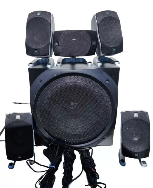 Logitech Z-5500 THX-Certified 5.1 Digital  Surround Sound Speaker System. (Read)