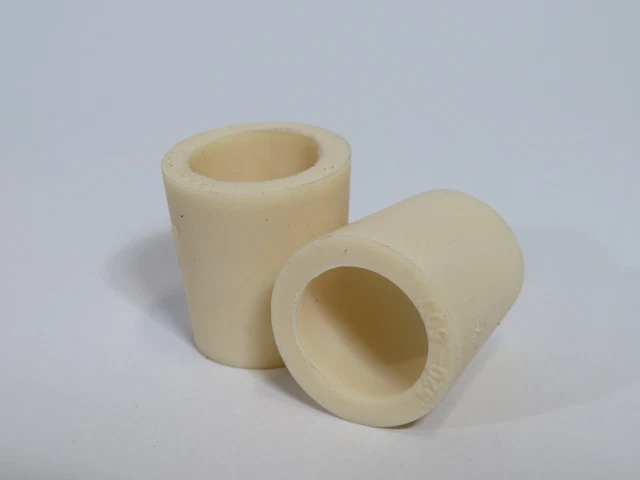 Generic Cable Grommet .520" - .600" White/Natural Lot of 2 ! NOP !