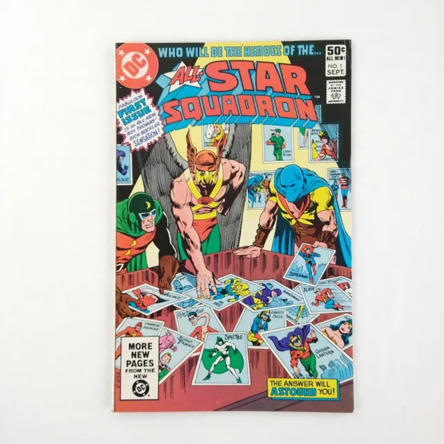 All-Star Squadron #1 Bronze Age (1981 DC Comics) Hawkman