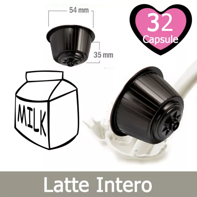 32 Capsule Caffè Kickkick Latte Cialde Compatibili NESCAFE' DOLCE GUSTO