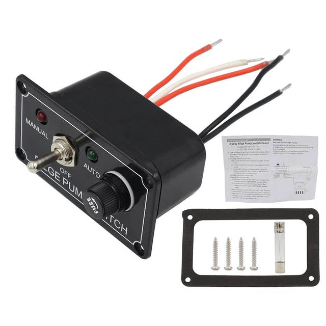 Interrupteur Panneau AUXBEAM 8 Vitesses LED Bleu - 60A, 600W, 12-24V, Avec Capteur De Lumière - Pour Barre LED, Voiture, Bateau !