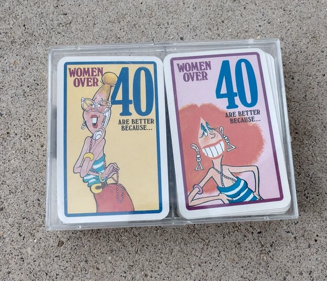 Novelty Deck Playing Cards Women Over 40 Are Better Because ...  Belgium