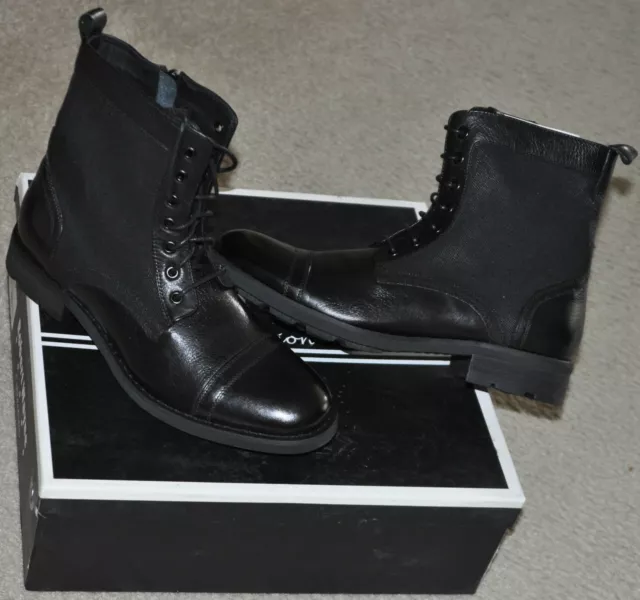 Robert Wayne Collection Quarry Army / Motorcycle Style Boots Sz 8 New with Box