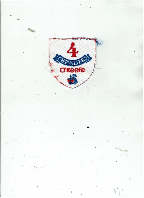 4 Chevaliers O'Keefe Baseball Québec vintage beer patch