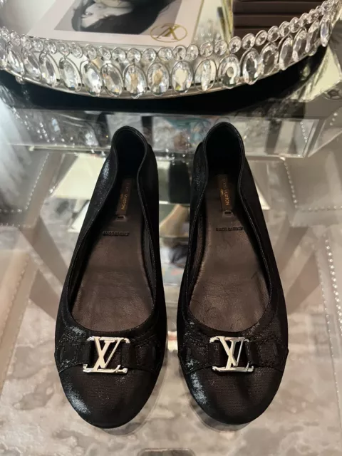 Louis Vuitton Shoe Size 36.5 Brown Patent Monogram Pointed Toe Slingback  Pumps — Labels Resale Boutique