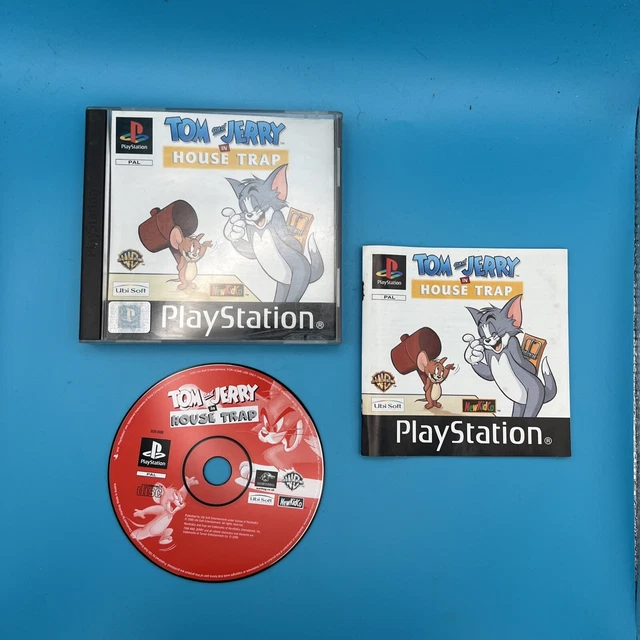 TOM & JERRY In House Trap (PS1) Game Complete With Manual £14.99