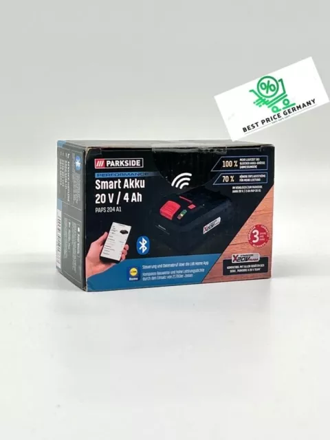 Parkside Performance Smart 20V Akku 4Ah PAPS 204 A1 Bluetooth 🍀App steuerbar