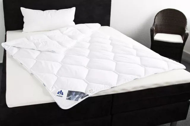 Badenia Bettcomfort Irisette Edition, Duvet, per l'estate, Bianco, 135 x 200 cm