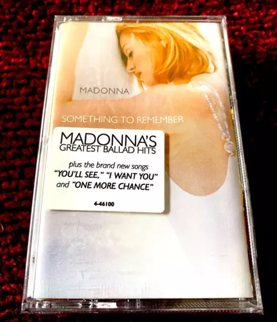 Madonna Something To Remember Sealed Cassette Tape  Promo Hype Sticker Us Mint