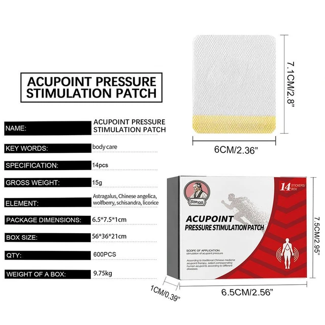 14-70pcs Huatangxiao Acupoint Pressure Stimulation uk Patches P6G3
