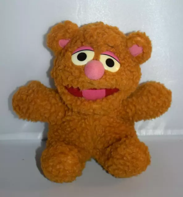 Vintage 1987 Jim Henson Muppet Baby Fozzie Bear Plush Stuffed Animal Toy Fozzy