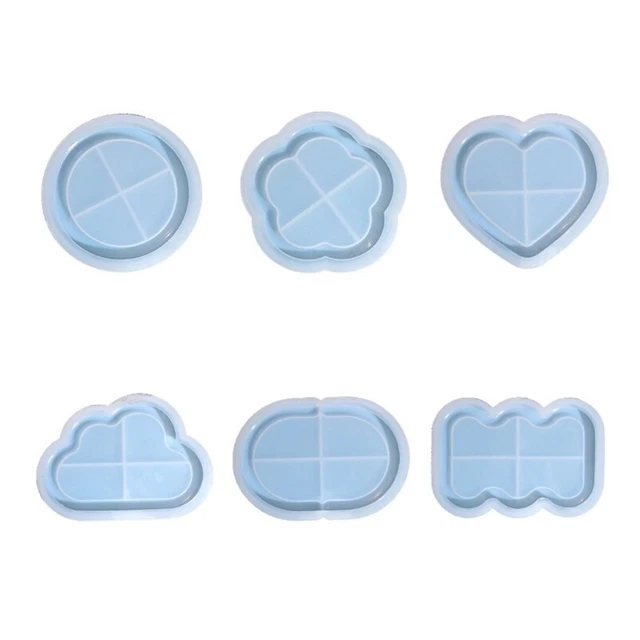 Cloud Heart Flower Shape Tray Molds Plate Dish Container Resin Casting Mould