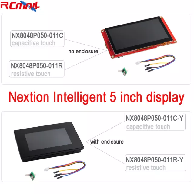 Pantalla Inteligente Nextion 5 pulgadas NX8048P050-011 Pantalla Táctil Módulo LCD HMI