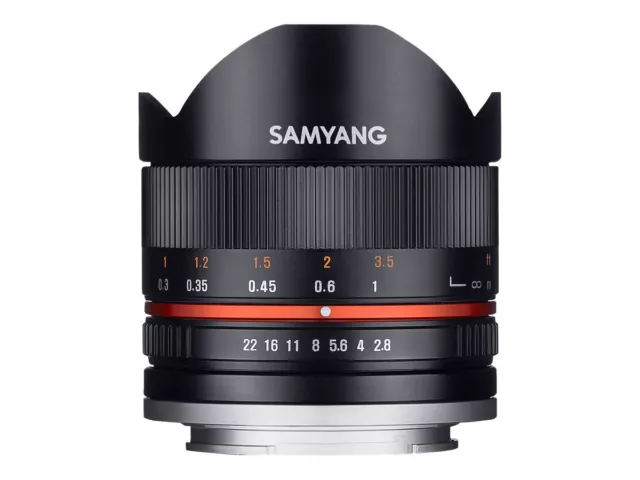 Samyang 8mm F2.8 UMC Fish-eye II Obiettivo fish-eye ampio 1220310101