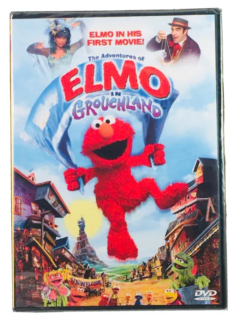ADVENTURES OF ELMO In Grouchland DVD Sesame Street Kids Series Family ...