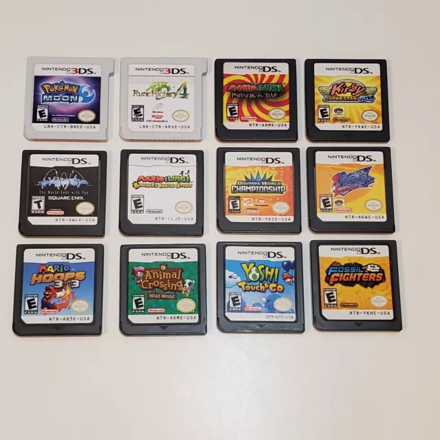 Nintendo DS & 3DS Games (Mario, Kirby, Pokemon, Digimon...etc) VARIATION SALE