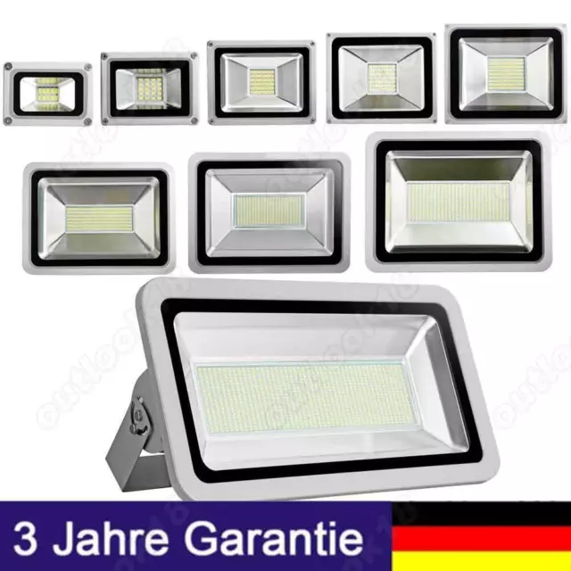 LED Fluter Flutlicht mit Bewegungsmelder/Stecker Außen Strahler Scheinwerfer DHL