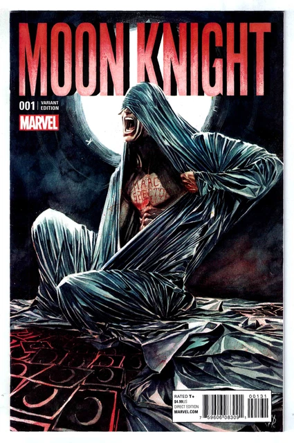 Moon Knight #1 1:25 Marco Rudy Variant Jeff Lemire Marvel 2016 VF/NM