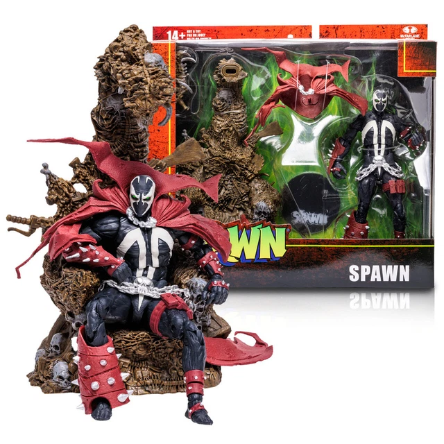 MCFARLANE TOYS SPAWN'S Universe Deluxe Spawn on Throne 7-Inch Figure In ...