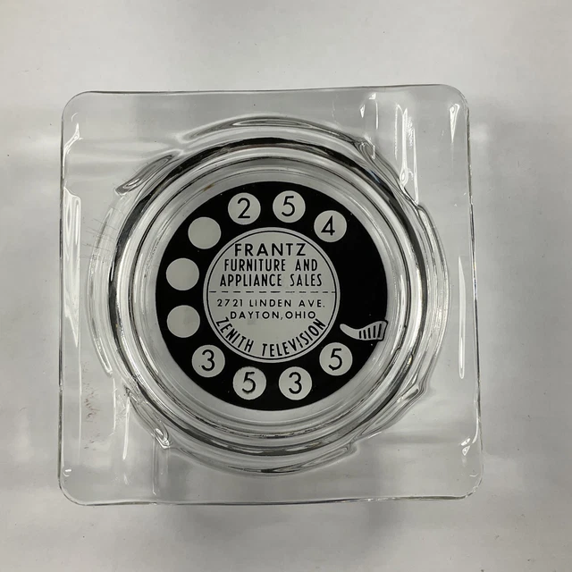 DAYTON, OHIO FRANTZ Furniture & Appliance Sales Vintage Ashtray