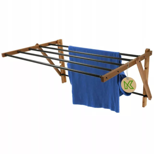 Secadora plegable KADAX, secadora con soporte extensible, 53x85cm