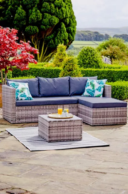 Maui rattan corner shop sofa